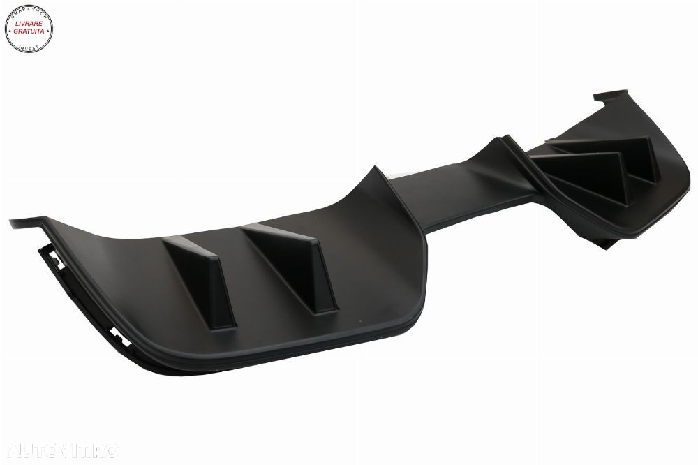 Difuzor Bara Spate Ford Mustang Sixth Generation (2015-2017) RTR Design Negru Mat- livrare gratuita - 6