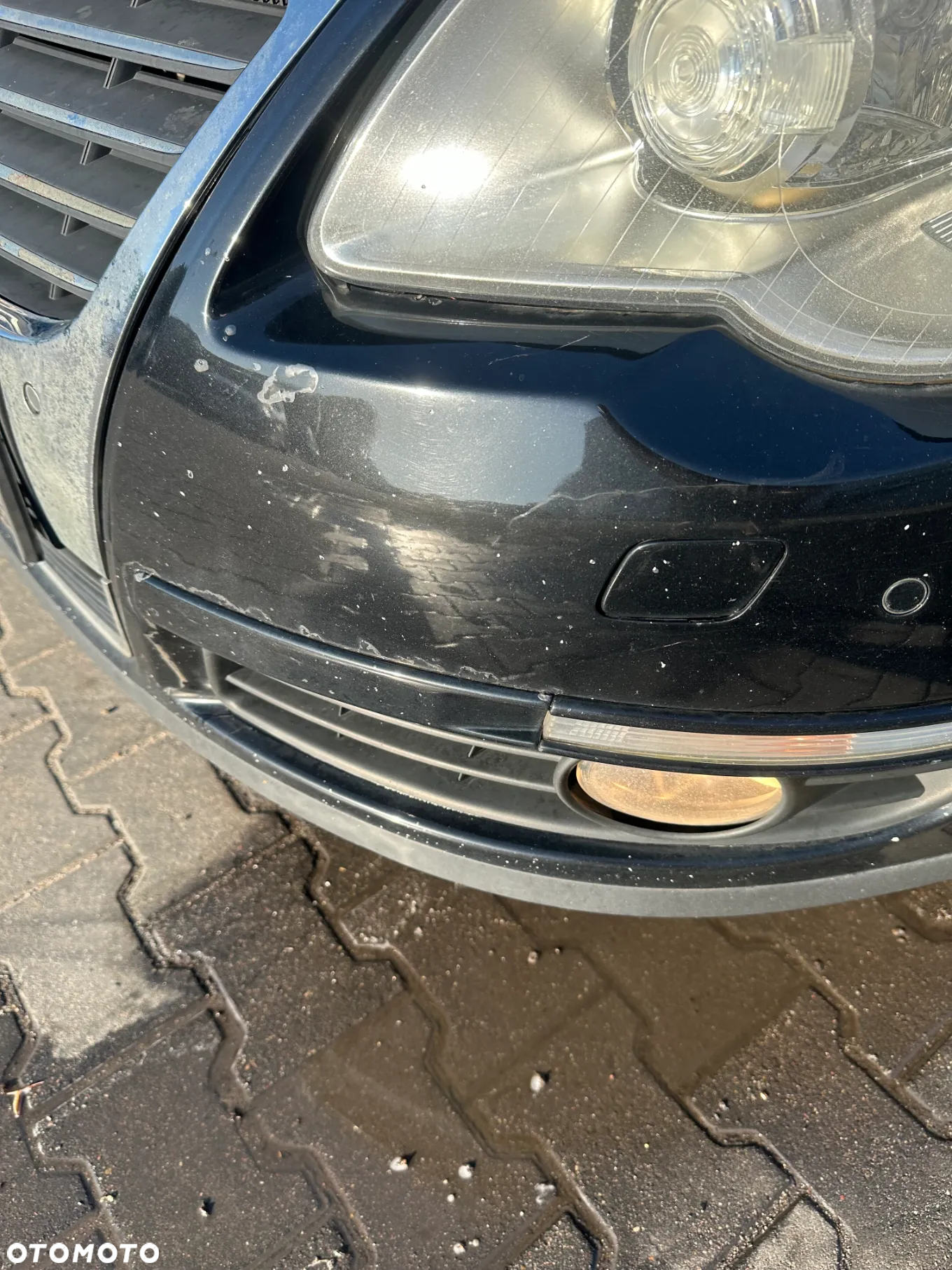 VW PASSAT B6 L041 ZDERZAK PRZEDNI 6xPDC SPRYSKI KOMPLETNY Z GRILLEM - 6