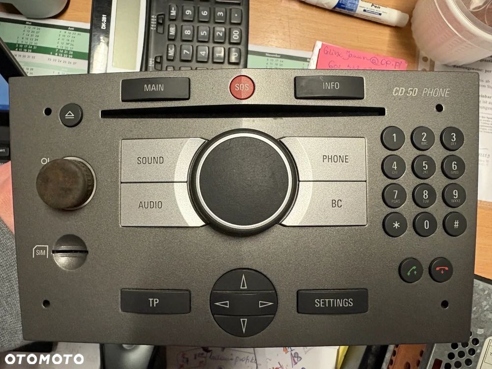 RADIO 13204082 WYŚWIETLACZ 13238548 OPEL ASTRA H III - 7