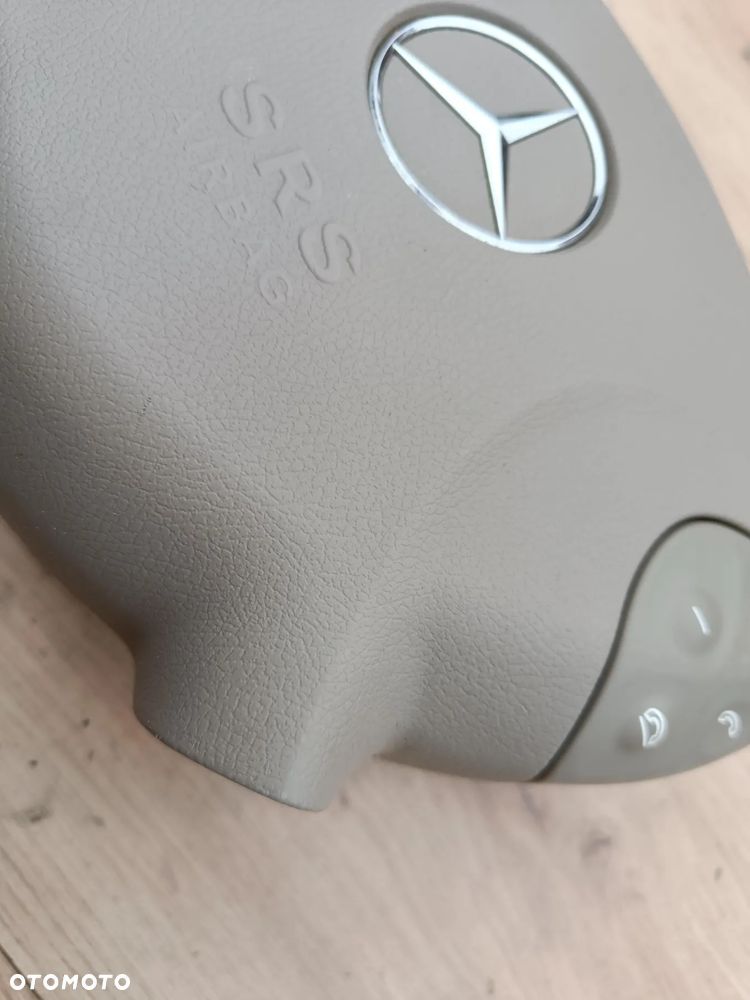 MERCEDES W211 AIRBAG KIEROWNICY PODUSZKA KIEROWCY BEŻOWA BANAN - 4