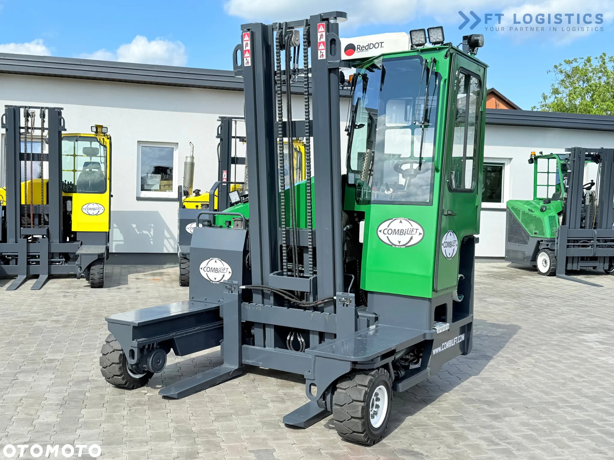 Combilift C3500 / DUPLEX 4100MM / GAS / WYSUWNE WIDŁY / KABINA / OGRZEWANIA + KLIMATYZACJA / JAK NOWY - 3
