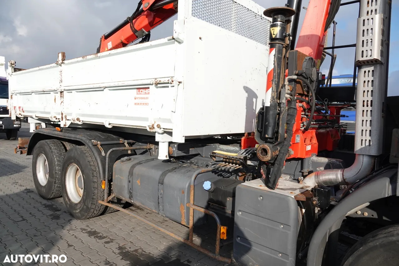 Renault KERAX 410 / 6x4 / BASCULANTE + HDS FASSI F150 / HYDROBURTA / BORDMATIC - 17