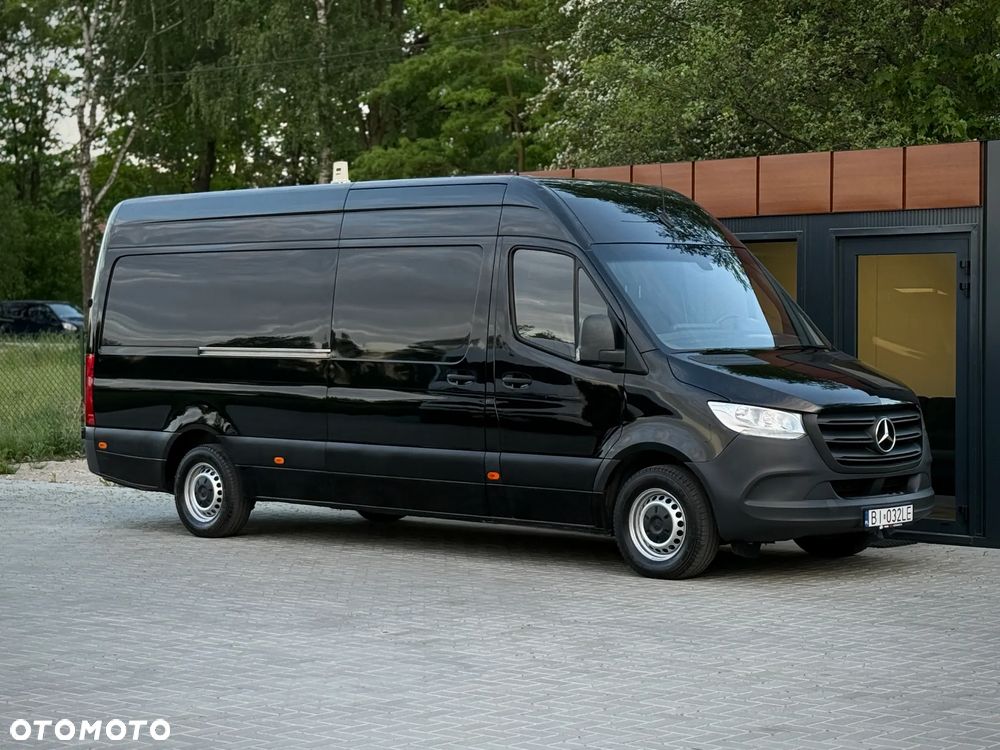 Mercedes-Benz Sprinter 314 CDI / Maxi L3 H2 / 2020 Rok Produkcji /  Automat 7G Tronic / 2.143cm3 OM651 / Czarny / Zarejestrowany w PL - 4