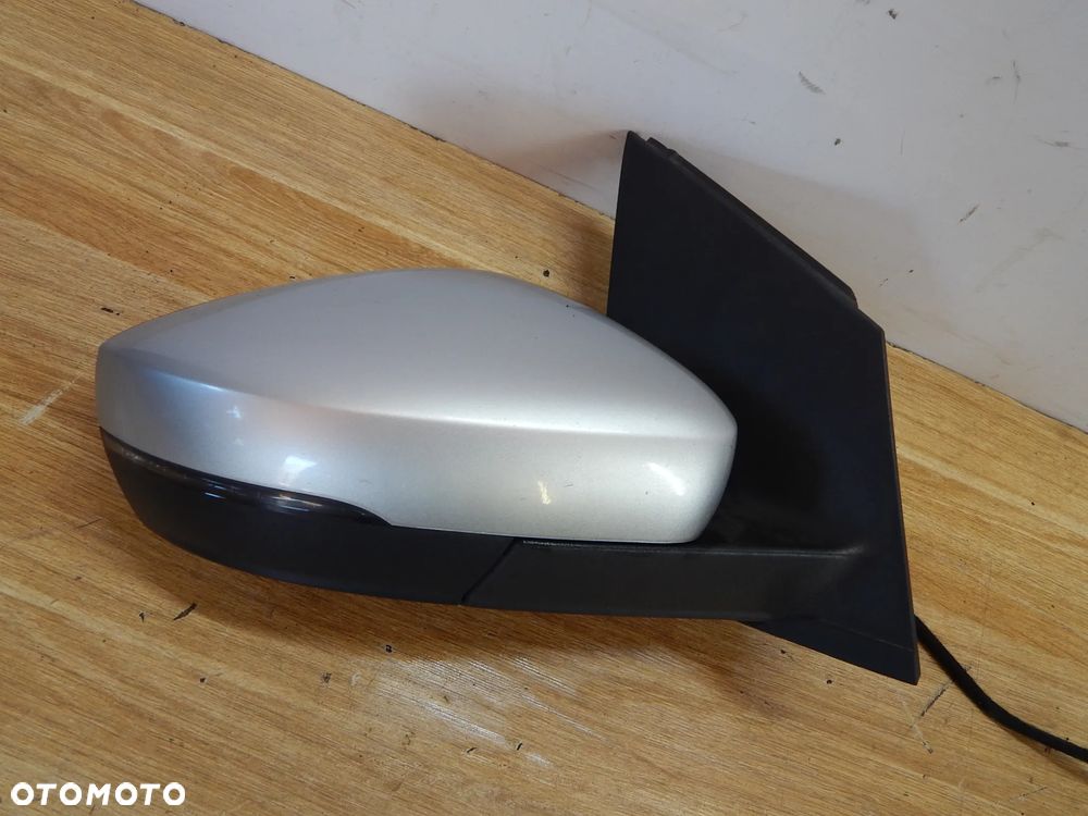 Lusterko zewnętrzne przód VW Polo V 6R 09-17 6 pin srebrne LA7W Łuków części - 3