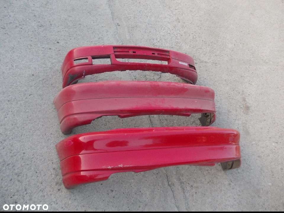 Opel Astra GSi 2.0 16V c20xe - Czerwony Tylny  ZDERZAK  Tył - Zaślepka Przód - Hokej Spoiler Listwa - 1
