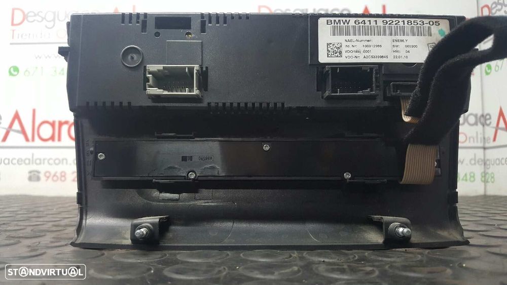 COMANDO CLIMATIZADOR BMW SERIE 1 BERLINA (E81/E87) 118D - 3