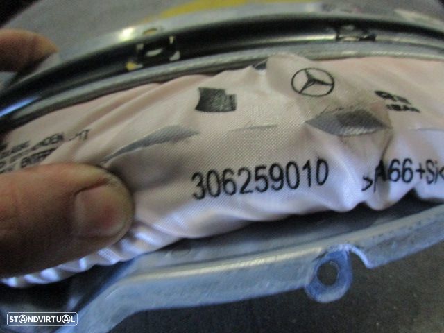 Kit Airbags 307976398162AD 306259010 305669599AR 2058608701 A2049012704 34074000F 34074002F MERCEDES C S204 W204 FASE 2  2012 200CDI 136CV 5P PRETO PRETO - 7