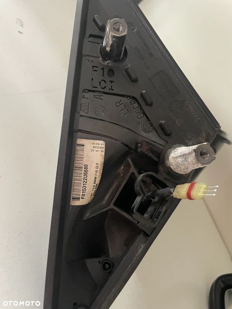 bmw f10 f11 lusterko lewe prawe 3 pin el składane pamięć 475 blacksapphire - 7