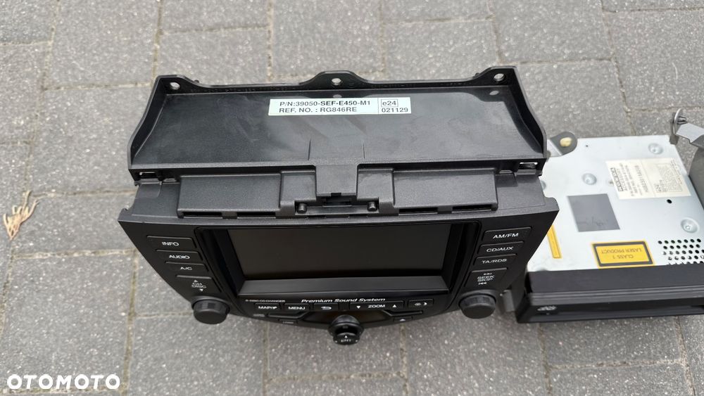 Radio Nawigacja + czytnik DVD CD Honda Accord 7 Navi VII 02-08 39175-sea-e830 - 3