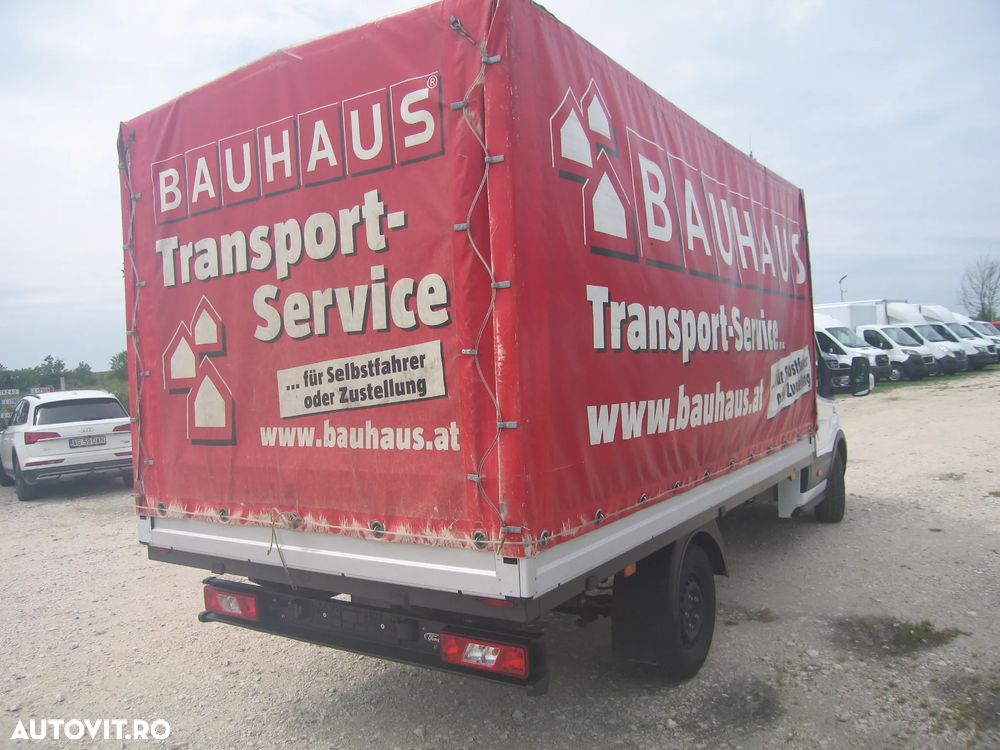 Ford TRANSIT 3 LOC. PLATFORMA cu PRELATA , AC. - 8