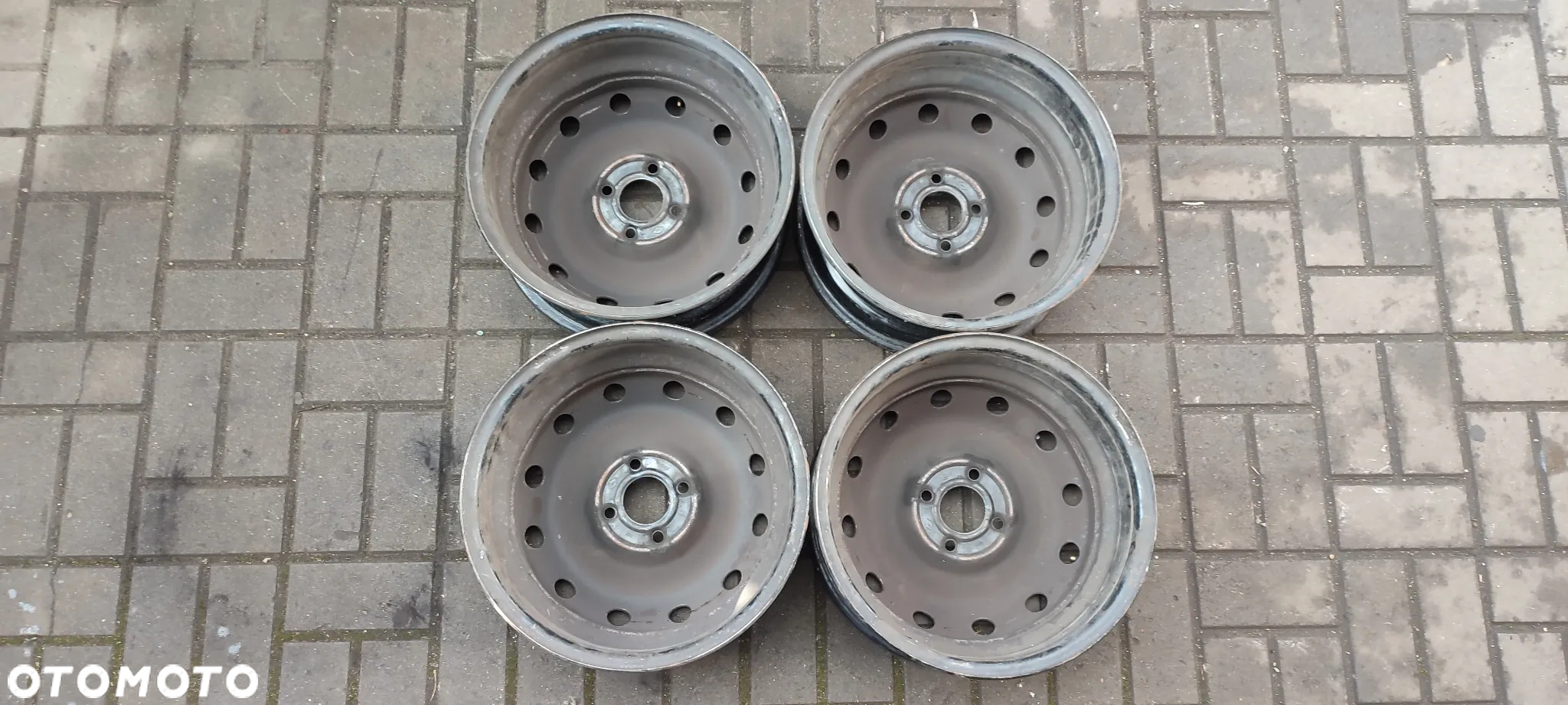 FELGI STALOWE 4x100 6Jx15 CALI ET50 RENAULT DACIA 4 SZTUKI KOMPLET - 8