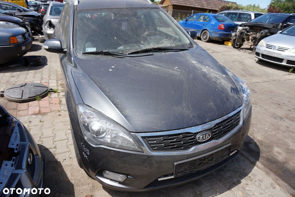 MASKA ZDERZAK BŁOTNIKI LAMPY CEED I LIFT 5K  KIA 2009-2012 CZARNY PRZÓD KOMPLETNY - 4
