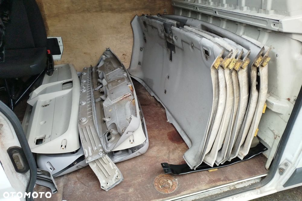 Ducato III BOXER II Jumper II 06-22 podsufitka daszki uchwyty półka górna schowek kabiny komplet,  sufitówka