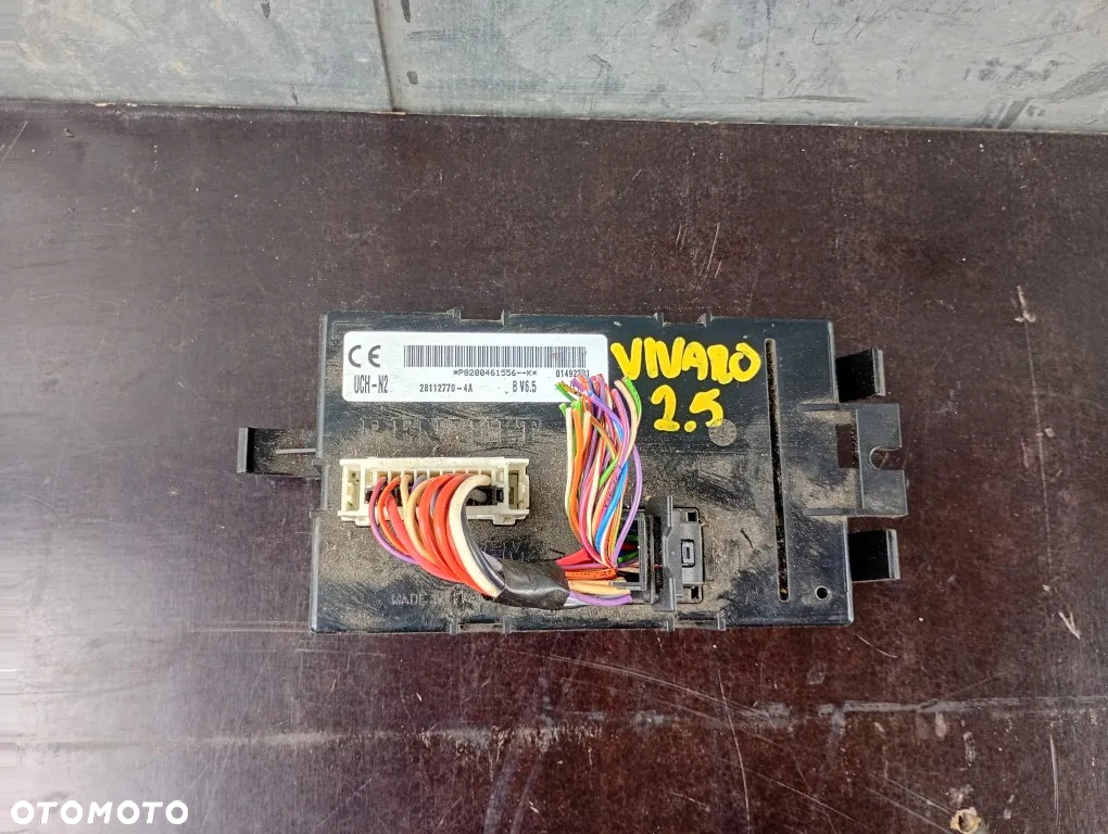 Sterownik Moduł UCH-N2 Komputer Immo Renault Trafic II Vivaro A 2.5 DCI 0281011890 - 4