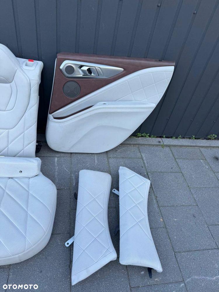 FOTELE TAPICERKA BMW XM G09 INDIVIDUAL SILVERSTONE II GRZANE KLIMATYZOWANE - 9