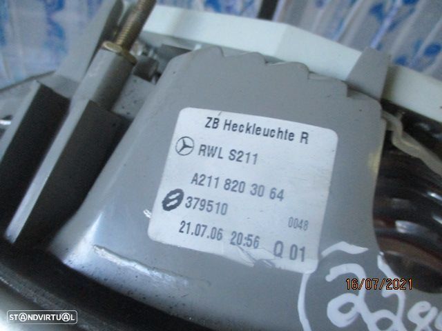 Farol Tras A2118203064 MERCEDES W211 SW 2006 5P MALA Drt ORIGINAL - 3
