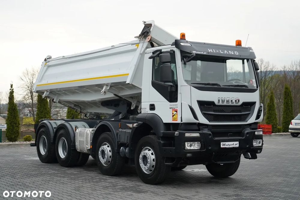 Iveco TRAKKER / 8x4 / WYWROTKA / HYDROBURTA / BORDMATIC / EURO 6 / MEILLER KIPPER - 10