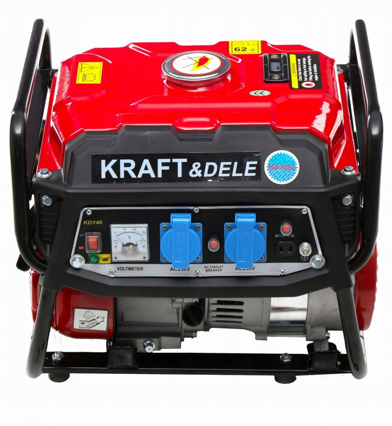 KRAFTDELE AGREGAT PRĄDOTWÓRCZY GENERATOR PRĄDU 12/230V 1500W 3KM KD146 - 2