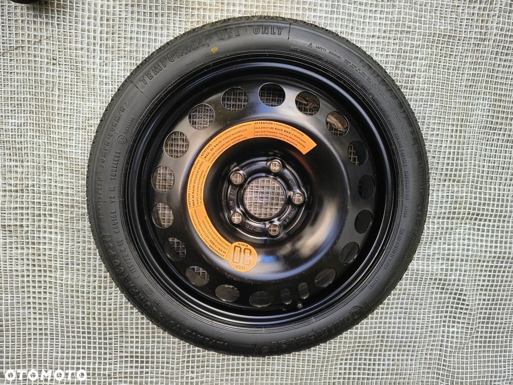 Koło dojazdowe dojazdówka zapas Opel 115/70R16 16 cali 5x100 Astra H - 1