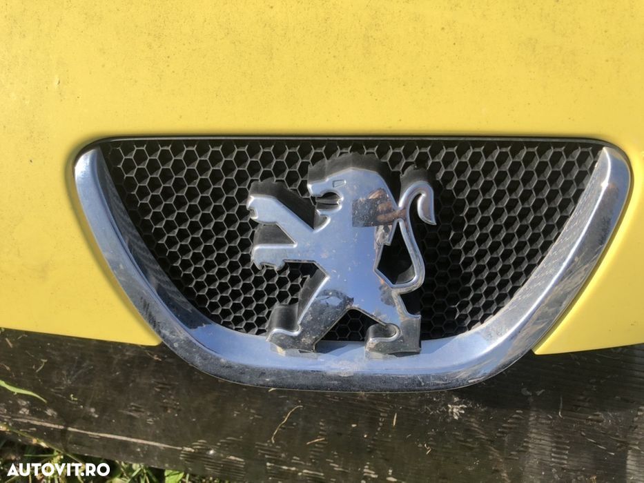 Capota fata peugeot 107 2008 emblema capitonaj masca galbenă - 7