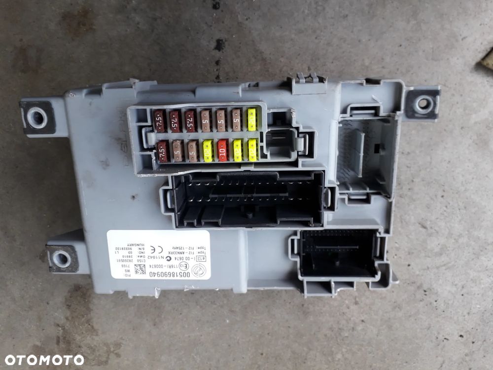 moduł sterownik BSI panel bezpieczników 00518690940 Grande Punto Evo 1.2 - 1