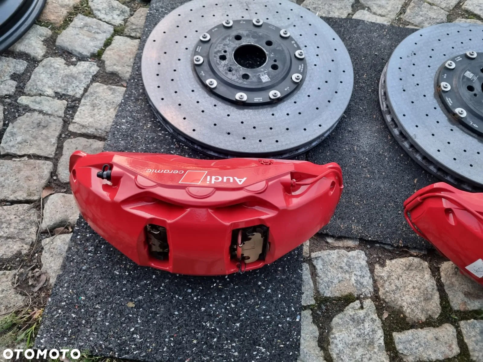 Hamulce ceramiczne komplet przód tył zacisk tarcza ceramika Audi Rs6 C8 - 17