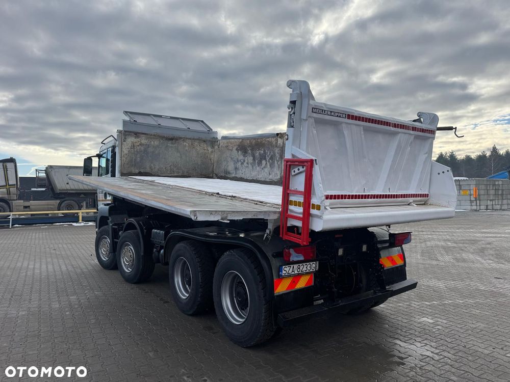 MAN TGS 2008r 8x4 3 STRONNY WYWROT + Hydroburta!!! - 4