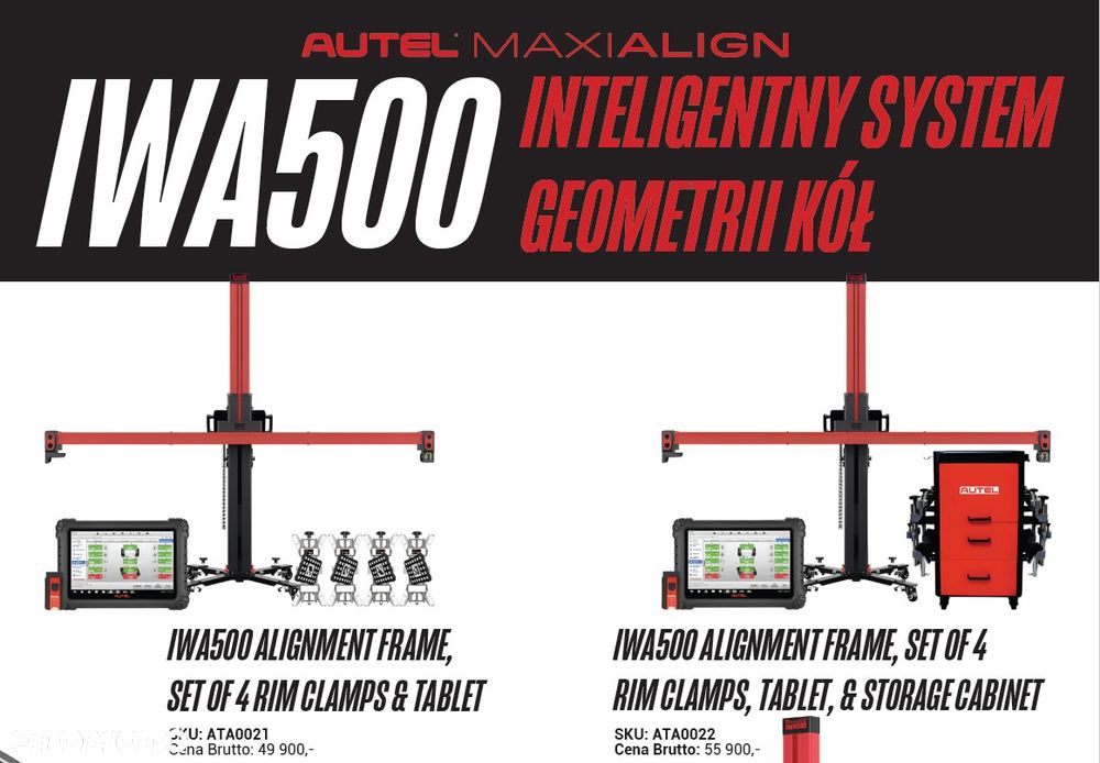 Autel MaxiAlign IWA500 geometria kół 3D - 29