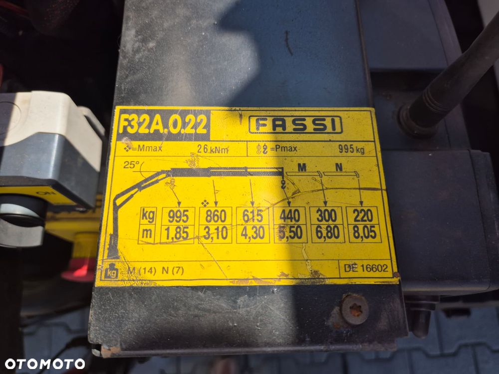 Renault D 7.5 180 / SKRZYNIA / HDS FASSI F32 / NISKI PRZEBIEG / BEZWYPADKOWY / OKLEJONY / AUTOMAT / CHWYTAK / SERWISOWANY / UNIKAT / EURO 6 - 13