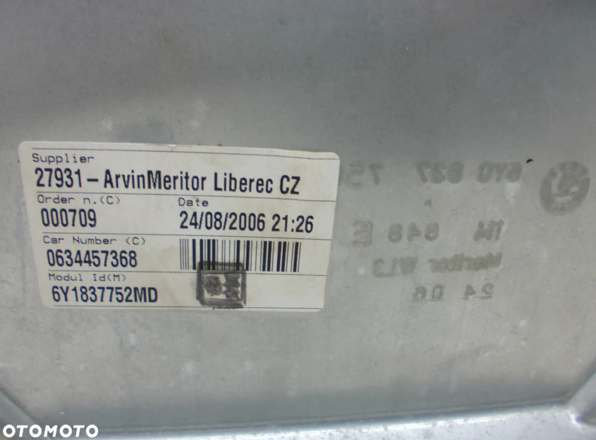 Skoda fabia I Mechanizm podnoszenia szyby prawy przód - 2