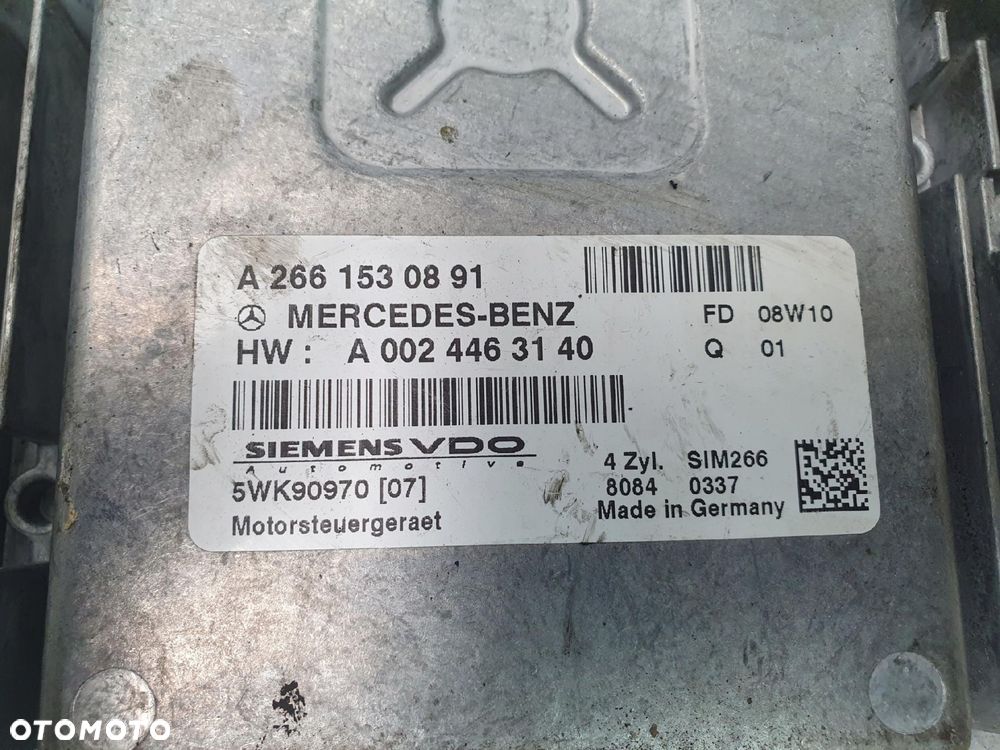 STEROWNIK SILNIKA Mercedes Benz W169 W245 1.5 CDI A2661530891 FD 08W10 - 6