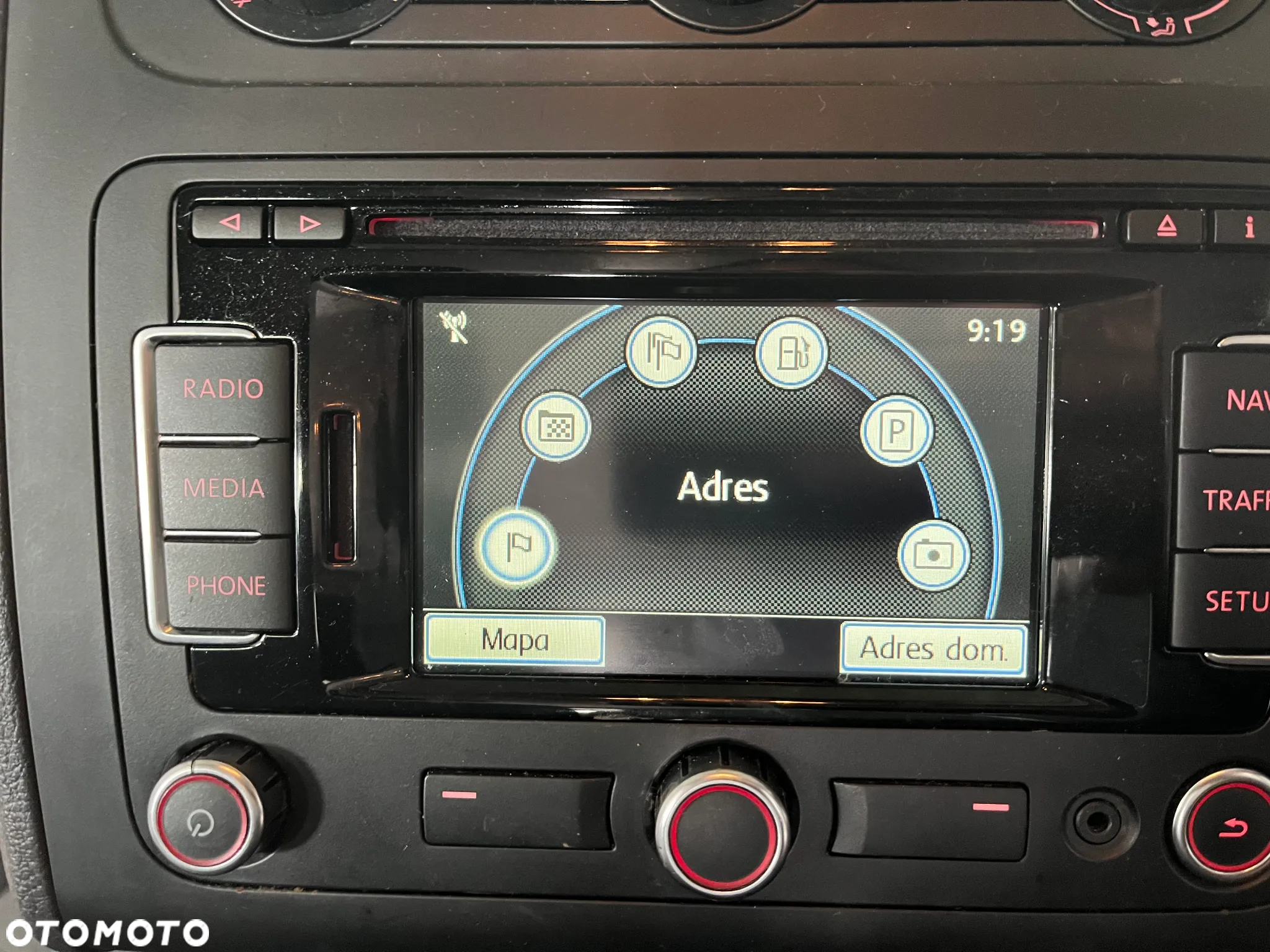 RADIO, WYŚWIETLACZ, NAWIGACJA VW TOURAN II - 9