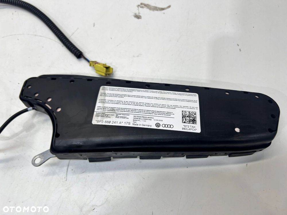 PODUSZKA FOTELA LEWY PRZÓD AUDI A3 8P 8P3880241A - 2