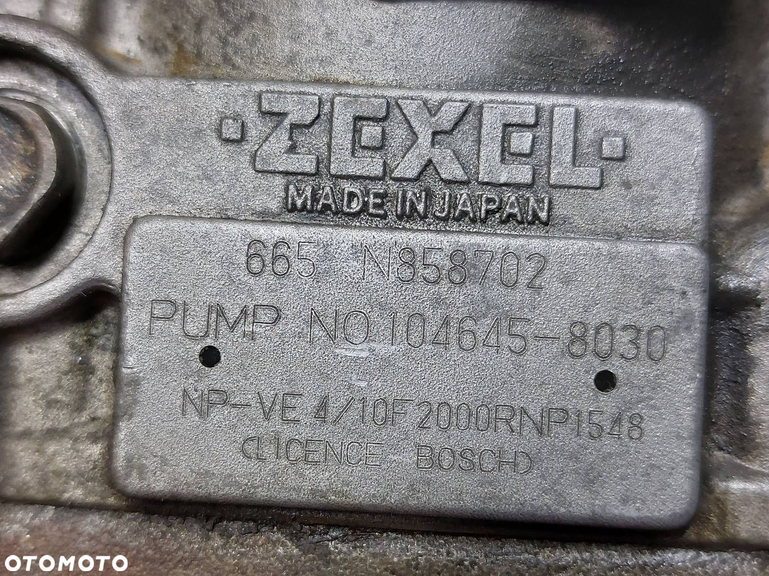 POMPA WTRYSKOWA MITSUBISHI PAJERO I 2.5 TD 104645-8030 MD325845 - 6