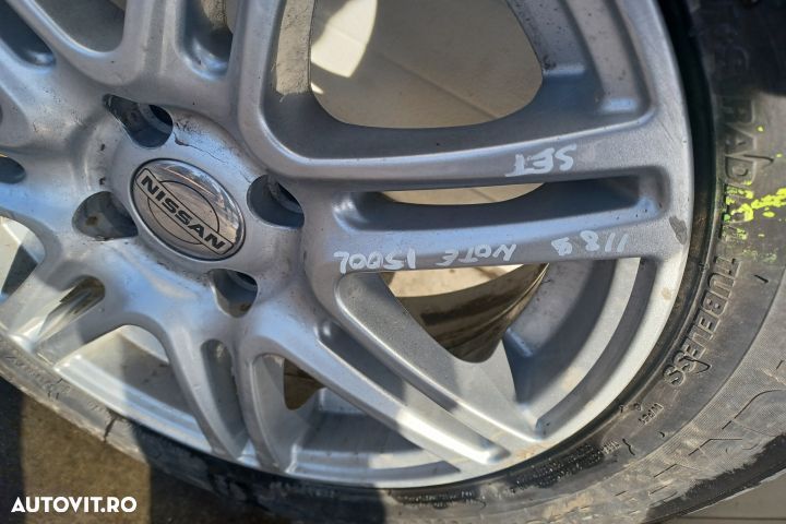 Jante aliaj cu anvelope 15 - set 185/65 R15 Nissan Note E12 [2013 - 2 - 4