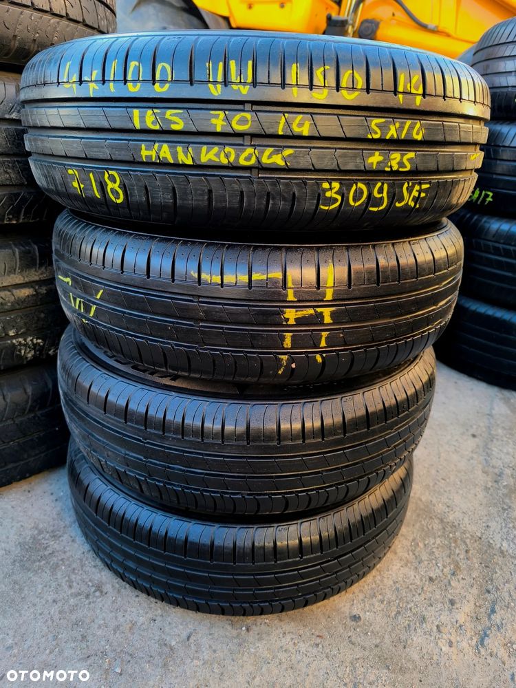 165/70R14 81T Opony Letnie Lato HANKOOK Kinergy Eco 7mm Legnica ALU-RAD jak 175/65 - 1