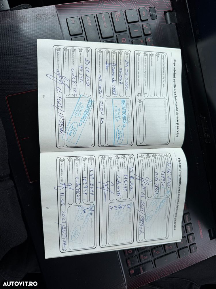 Ford Transit an 2020 L3 Unic Proprietar Dokka 7 locuri punte dubla bena camioneta basculabila NU Mercedes VW IVECO 35c Peugeot 131cai Carte Service Fără probleme - 34