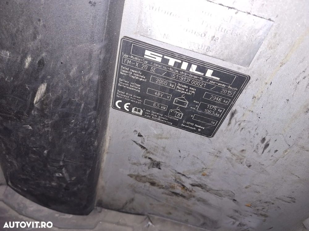 Still Stivuitor electric FM-X 20 SE - 6