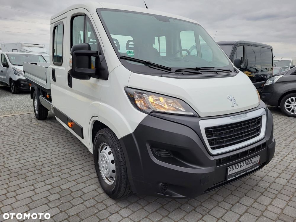 Peugeot BOXER 2.2 HDI-DOKA 6 OSÓB+SKRZYNIA 2,90M-HAK 3000KG-ŁADNY - 3