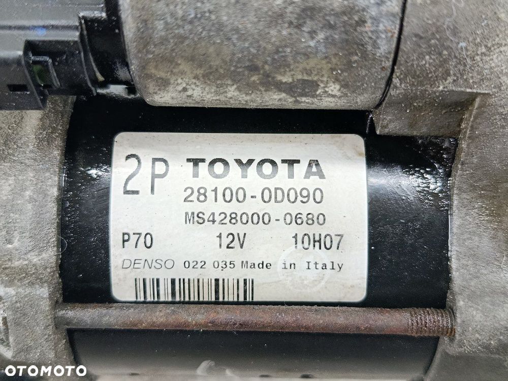ROZRUSZNIK TOYOTA COROLLA VERSO II 28100-0D090 MS428000-0680  DENSO 1.6 - 9