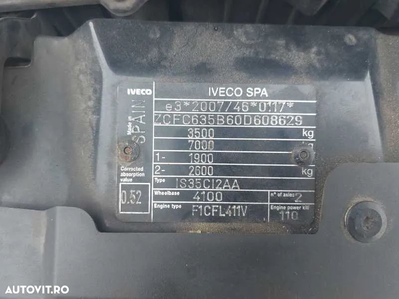 Iveco 35-150 cu box si lift, 8 europaleti, import, posibilitate leasing - 14