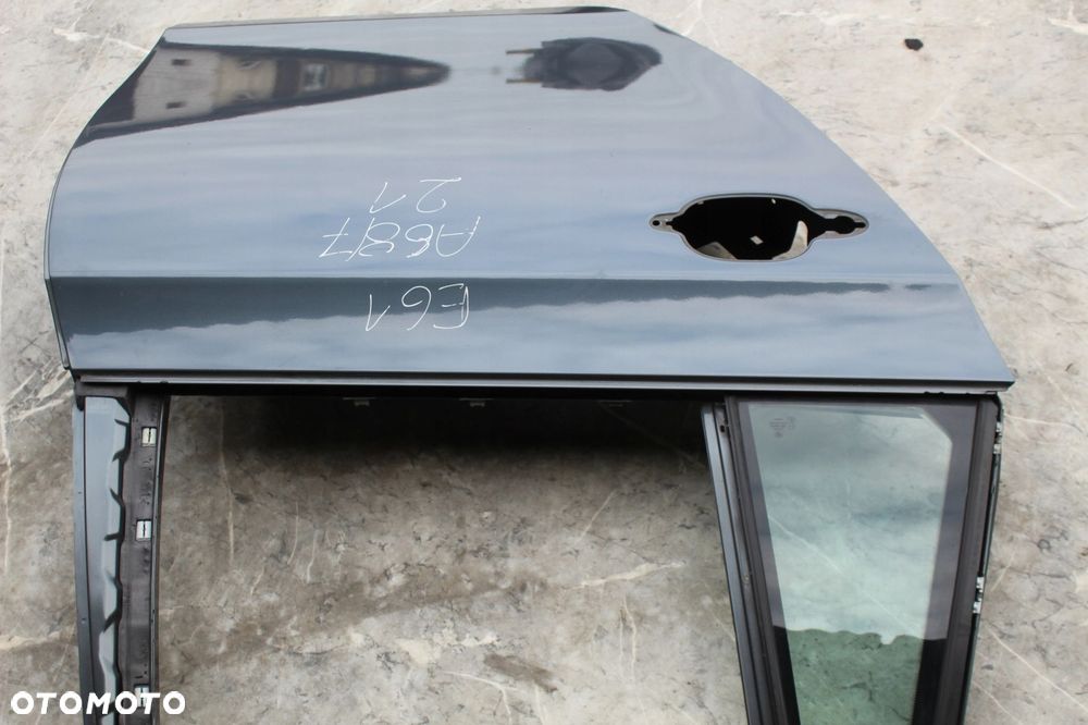 DRZWI TYŁ TYLNE PRAWE BMW E61 A68 PLATINUM GRAU - 2