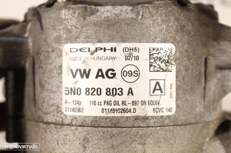 Compressor Do Ac / Ar Condicionado Volkswagen Golf Vi (5K1)  5N0820803 - 8
