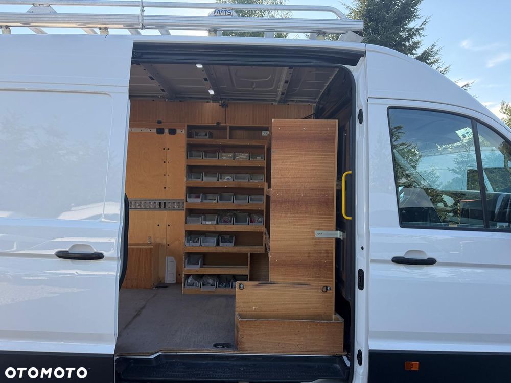 Volkswagen Crafter / L3H3 / 2.0 177KM /  AUTOMAT / NAJBOGATSZA WERSJA / TABLET / NAVI / SKÓRA / FV23% - 24