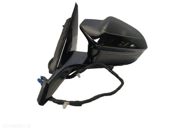 BMW 7 G70 M-POWER LUSTERKO ZEWNĘTRZNE LEWE ASFERYCZNE ASYSTENT KAMERA 9+6+1 PIN KOMPLETNE UK ORYGINAŁ