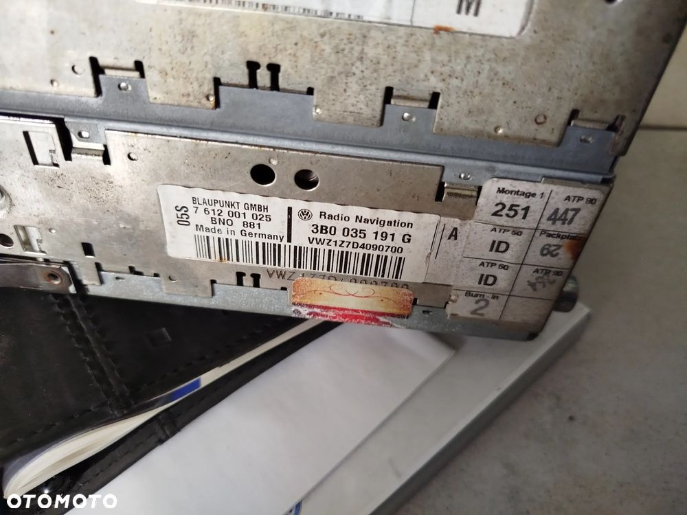 VW Passat B5 FL radio nawigacja 2 DIN z kodem - 6