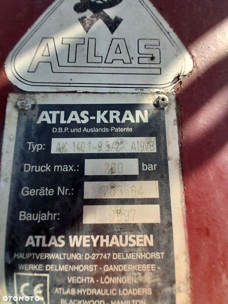DZWIG HDS ATLAS AK 140 - 4