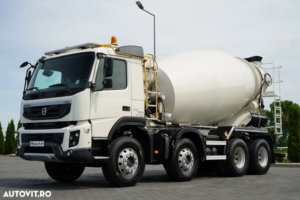Volvo FMX 410 / 8x4 / BETONIERĂ / BETONIERĂ / LIEBHERR / 9 M3 / I-SHIFT / JANTE DIN ALIAJ / EURO 5 - 2