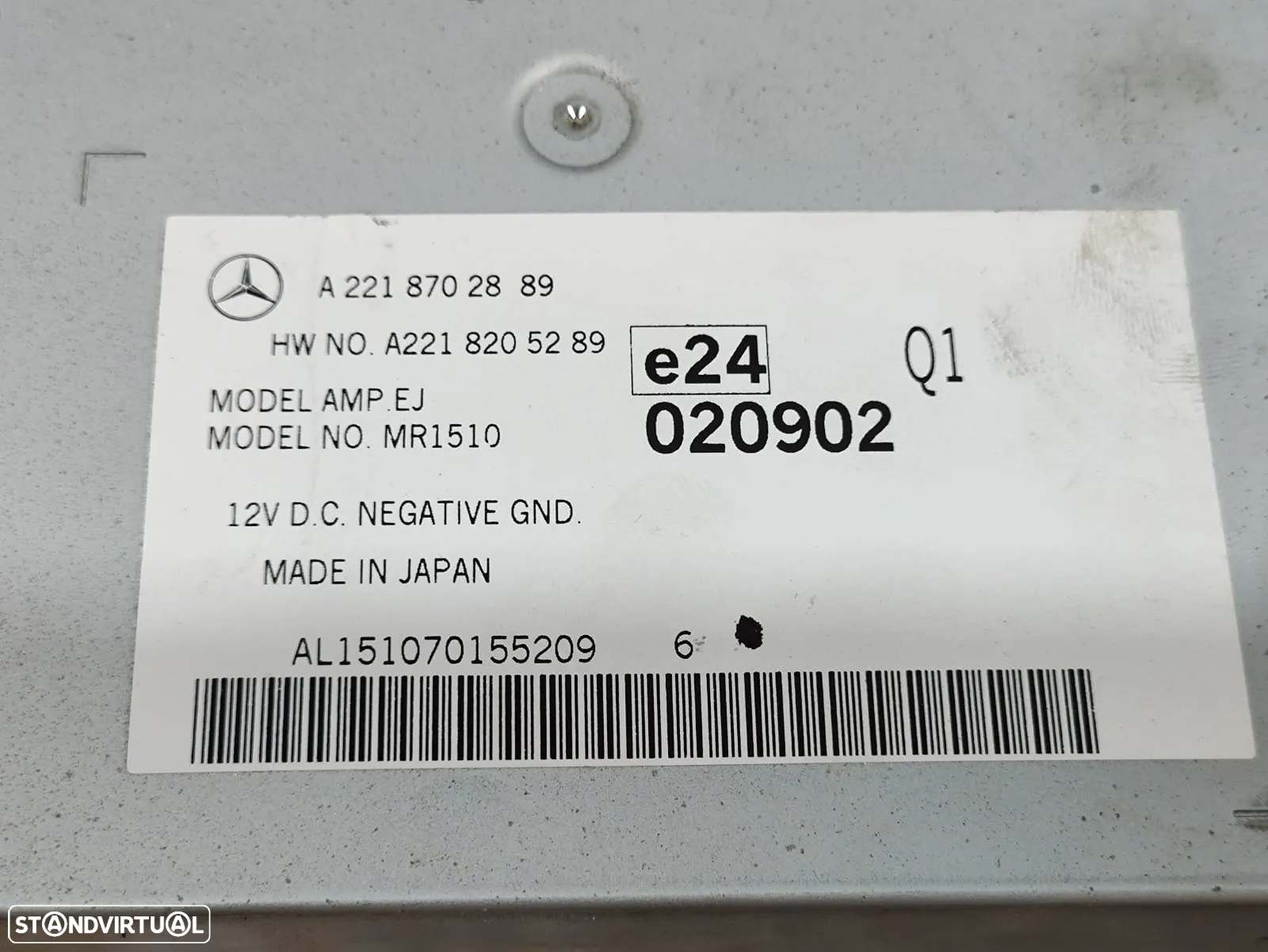 Amplificador Audio Mercedes Benz Class S W221 - 7
