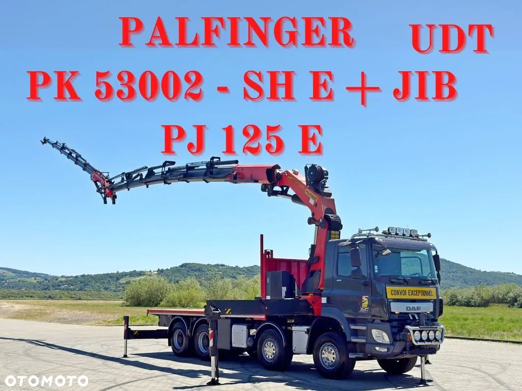 DAF CF 410 * PLATFORMA 6,00m + PK 53002 - SH E + JIB PJ 125 E + PILOT / 8x4 - 1